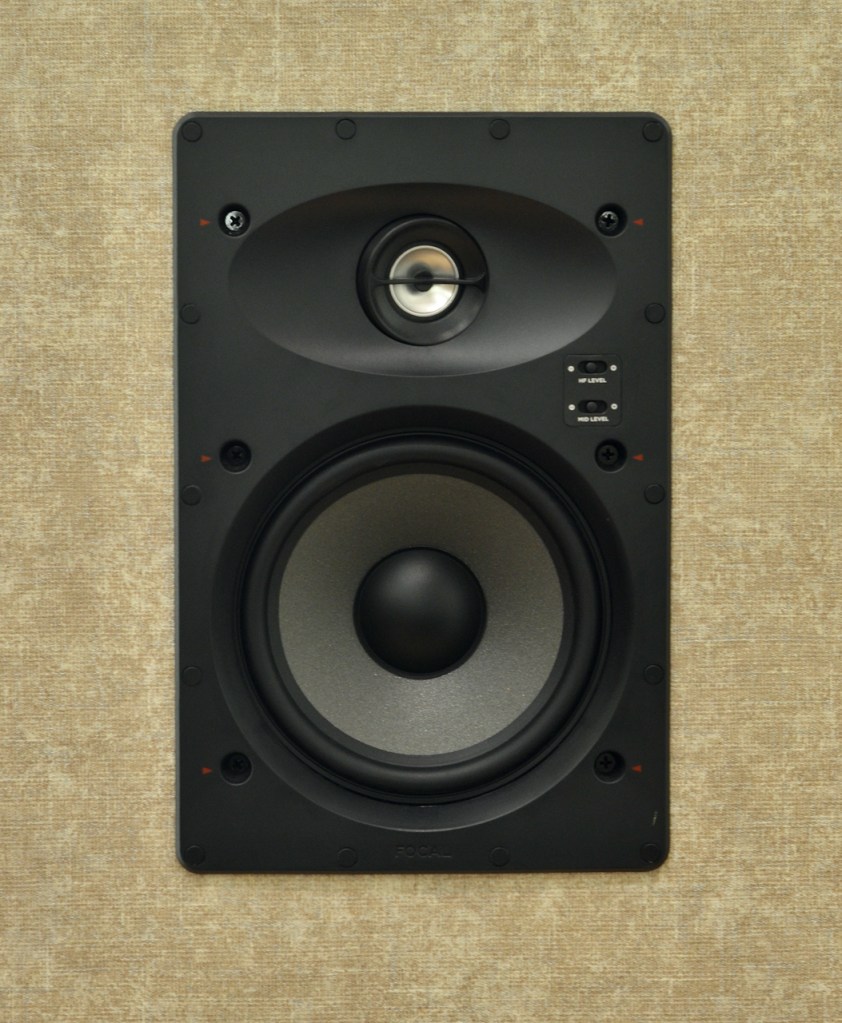 7 Channel, Focal in wall setup in Audio Demo Room